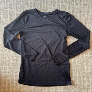 Black Long Sleeve Athletic Shirt